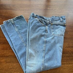 Vintage Wrangler Men's Blue Jeans authentic thrashed!